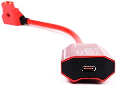 INDIPRO D-TAP להקליד C-USB מתאם טעינה מהירה ואספקת חשמל | טעינה מהירה דו כיוונית המשמשת לטעינה של סוללה | קצב חשמל